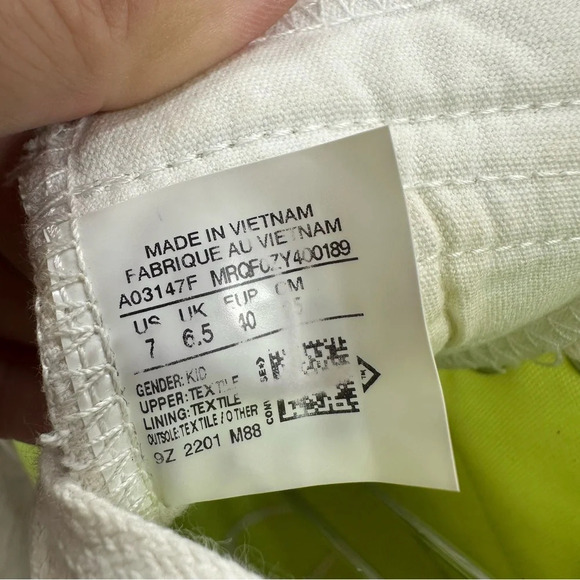 converse unt1tl3d not a chuck all star hi UNISEX kids sz 7 sneakers green colt - Picture 8 of 9